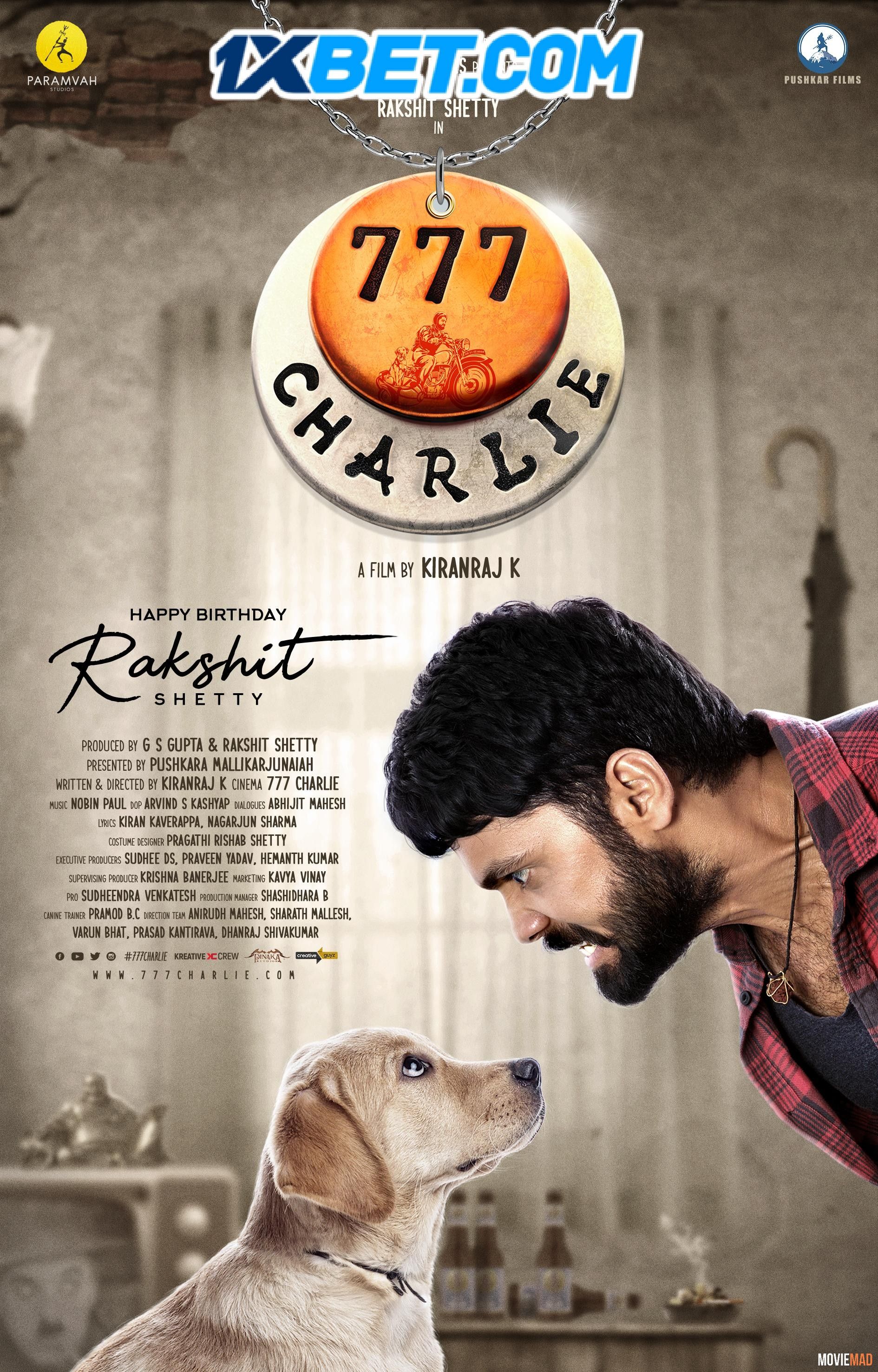 777 Charlie (2022) Hindi Dubbed CAMRip Full Movie 1080p 720p 480p