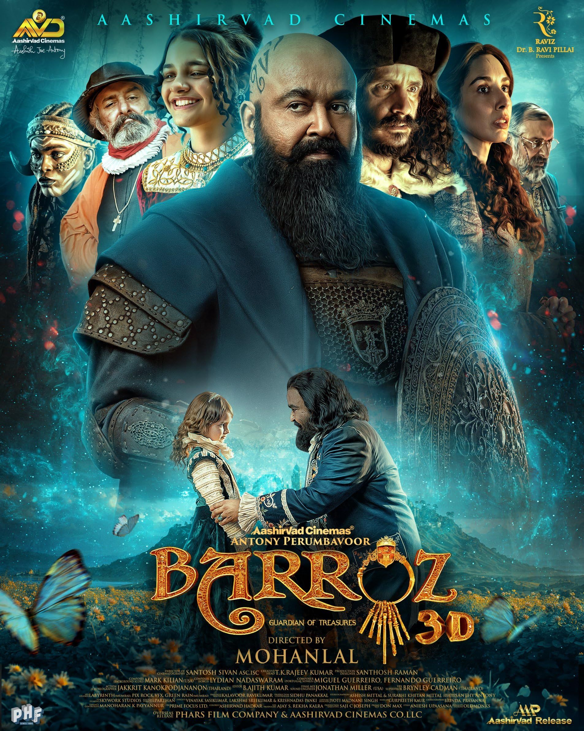 Barroz: Guardian of Treasures (2024) Hindi ORG Dubbed Full Movie HDRip