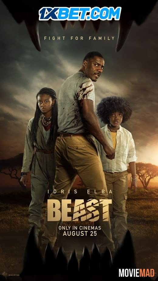 Beast (2022) Hindi Dubbed CAMRip Full Movie 720p 480p