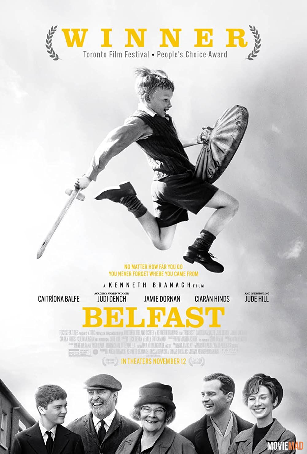 Belfast (2021) Hindi Dubbed ORG BluRay Full Movie 1080p 720p 480p