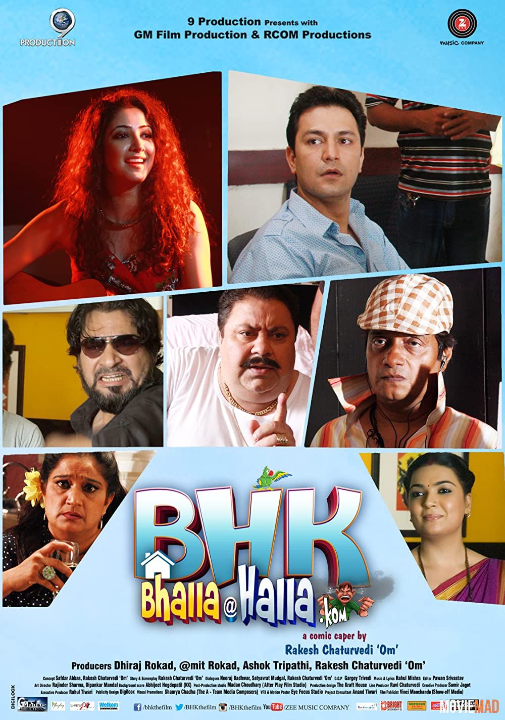 BHK Bhalla@Halla.Kom 2016 Hindi HDRip Full Movie 720p 480p