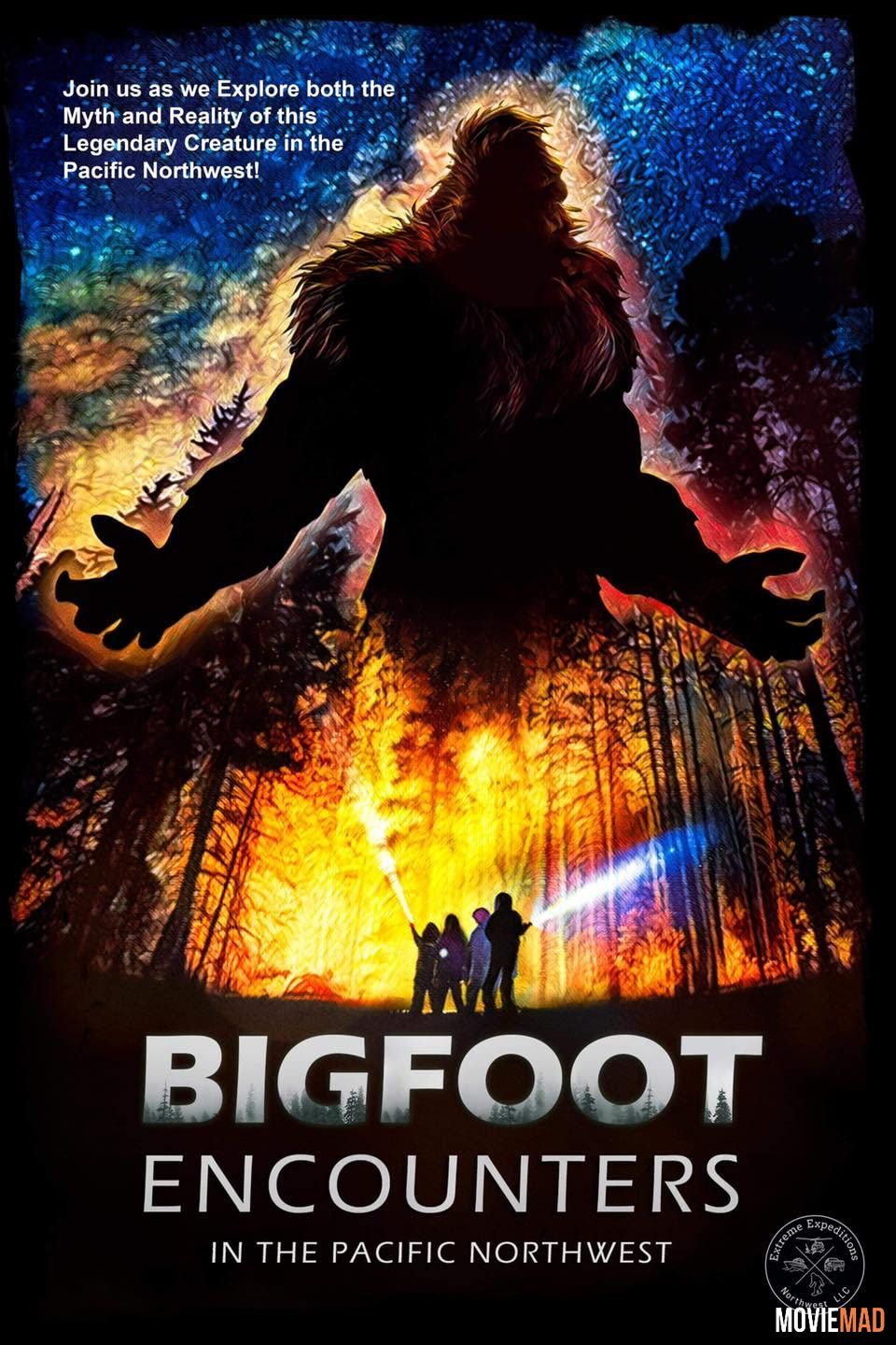 Bigfoot Encounters in the Pacific Northwest 2021 Telegu (Voice Over) Dubbed WEBRip Full Movie 720p 480p