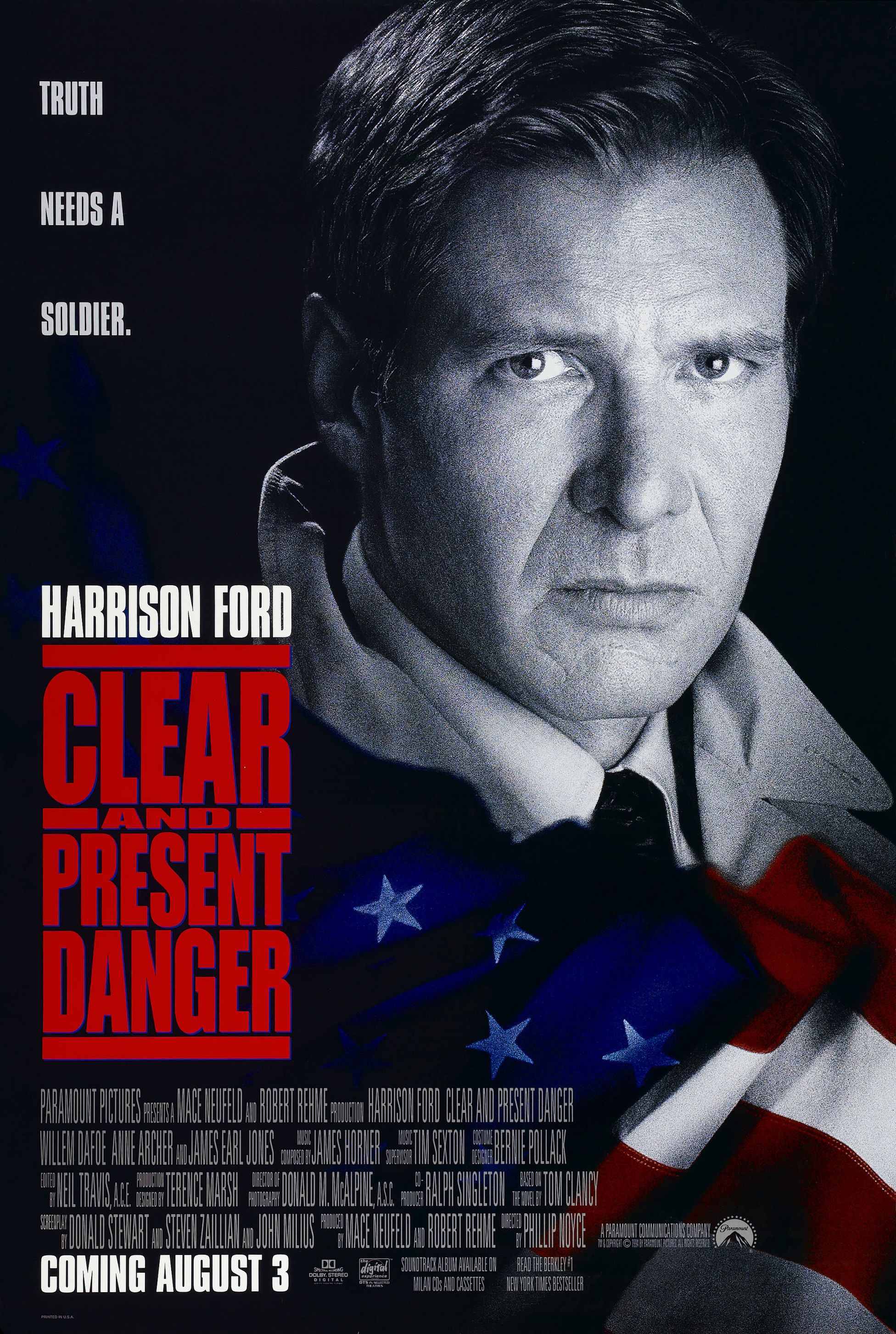 Clear and Present Danger (1994) Hindi Dubbed HDRip