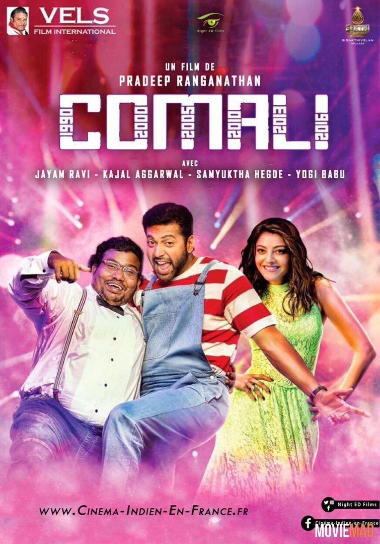 Comali (2021) Hindi Dubbed HDRip Full Movie 720p 480p