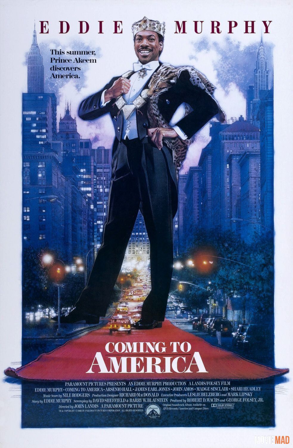 Coming to America 1988 Hindi Dubbed BluRay Full Movie 720p 480p