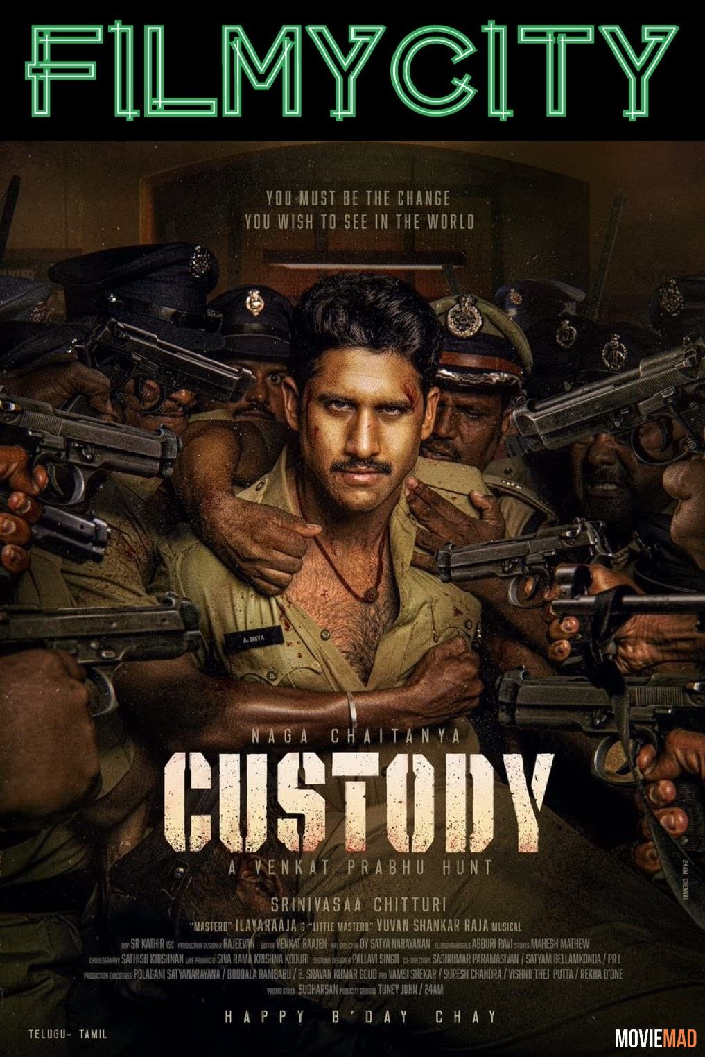 Custody (2023) Hindi(HQ) Dubbed HQ S-Print Full Movie 720p 480p