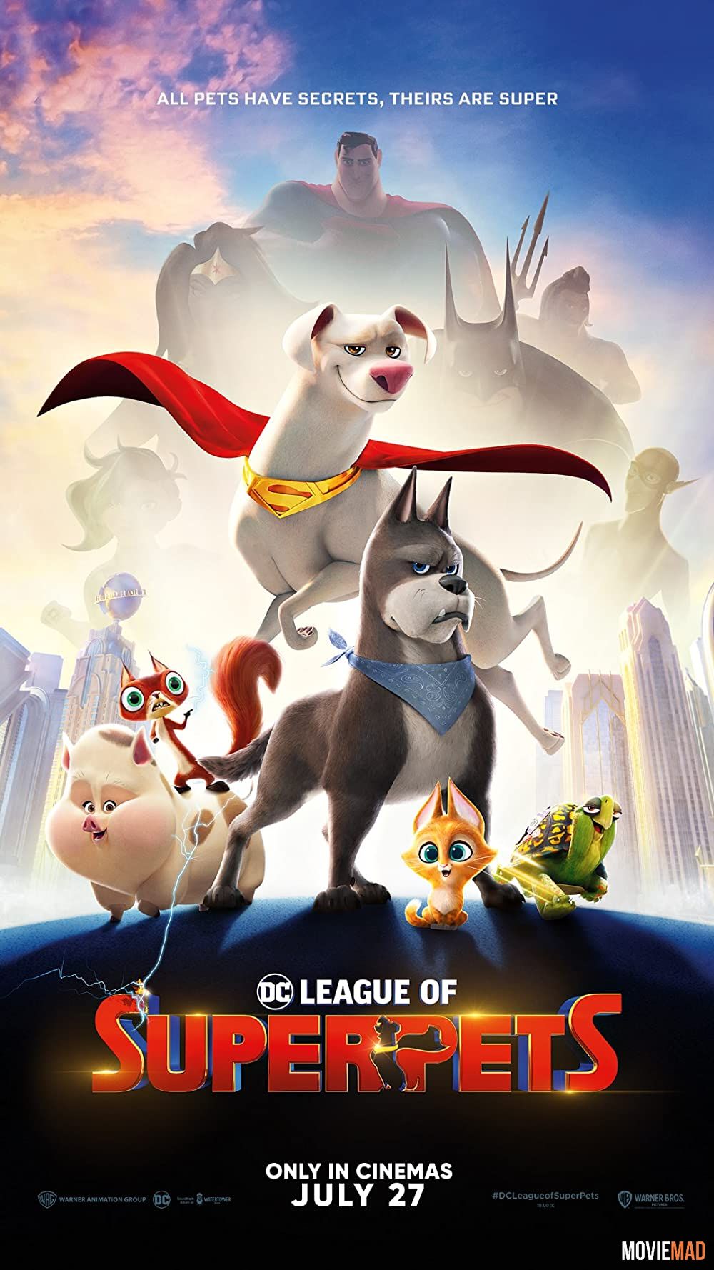 DC League of Super-Pets (2022) Hindi Dubbed(Cleaned) HDRip Full Movie 1080p 720p 480p