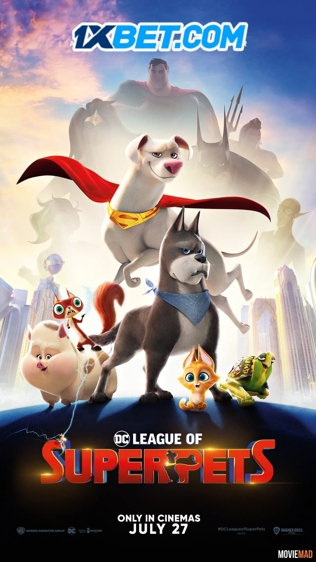 DC League of Super Pets (2022) Hindi Dubbed HDCAM Full Movie 1080p 720p 480p