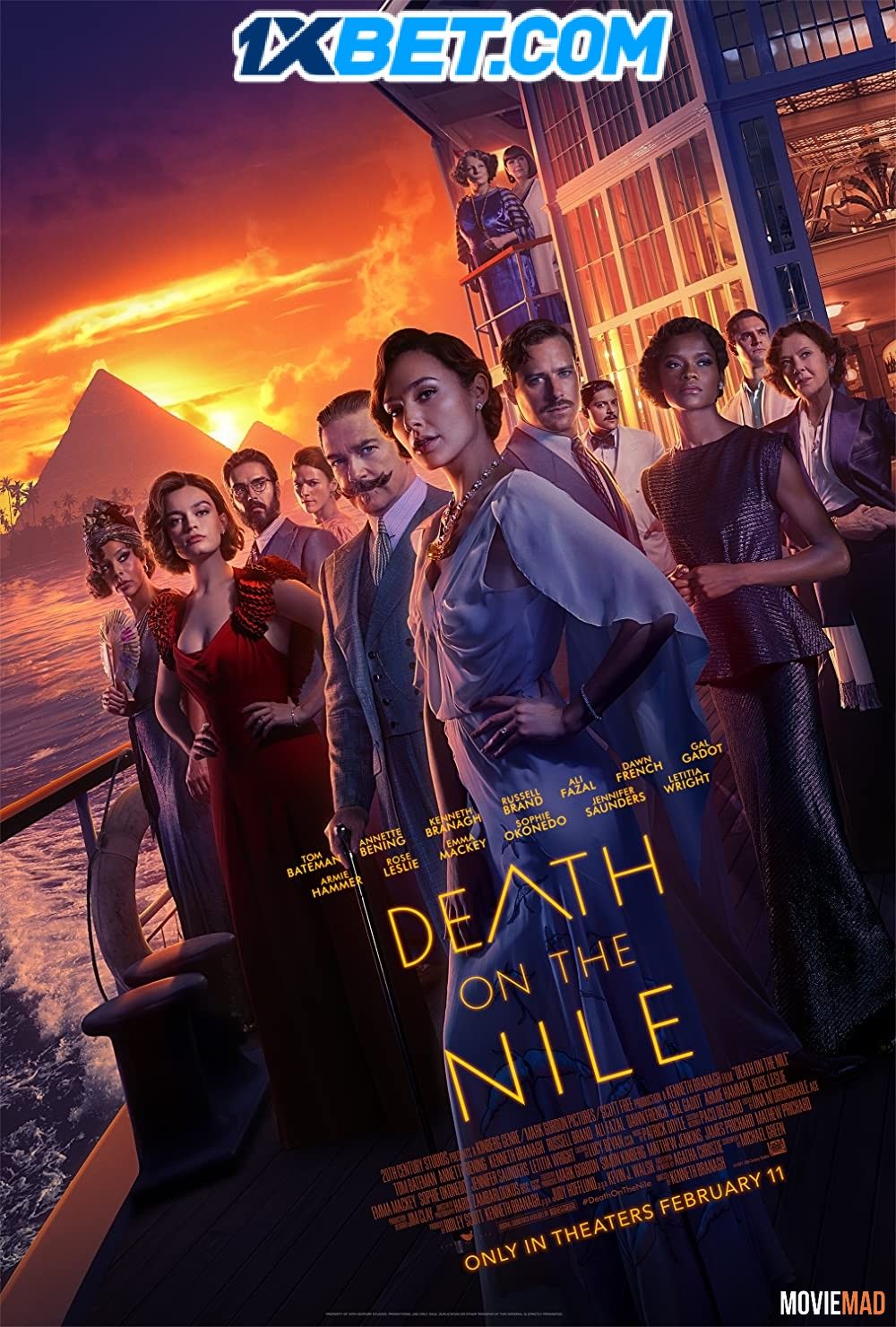 Death on the Nile (2022) Tamil (Voice Over) Dubbed WEBRip Full Movie 720p 480p