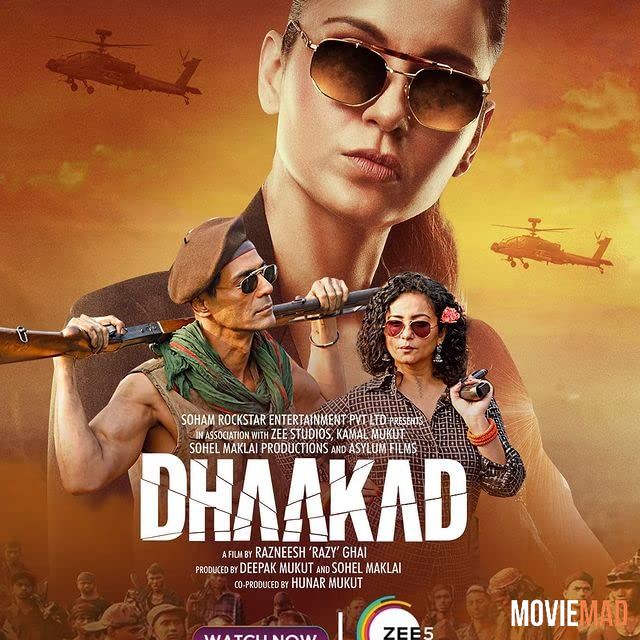 Dhaakad 2022 Bengali (Voice Over) Dubbed WEBRip Full Movie 720p 480p