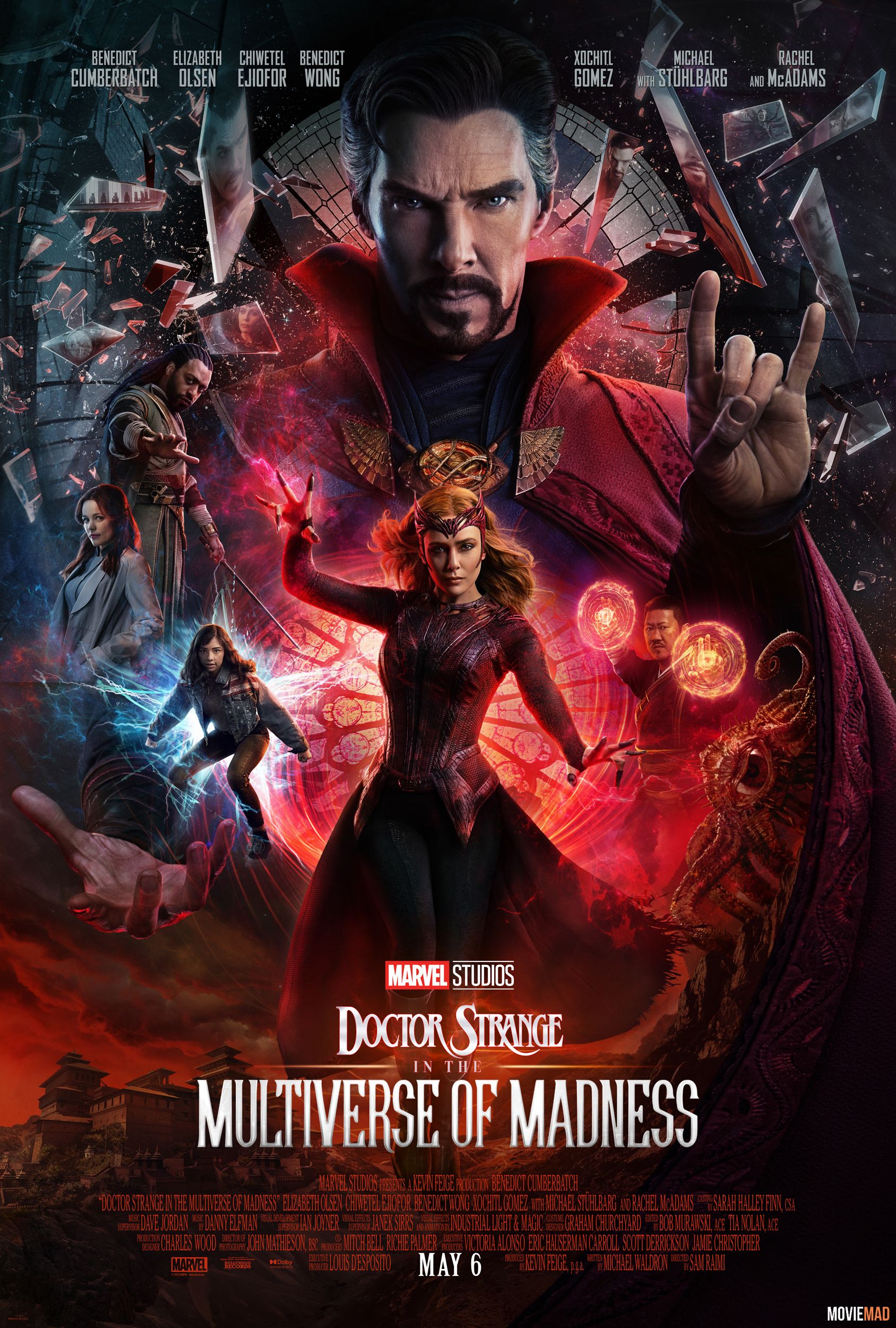 Doctor Strange in the Multiverse of Madness 2022 Telugu (Voice Over) Dubbed HDRip Full Movie 720p 480p