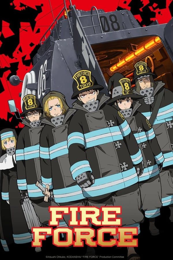 Fire Force (2019) (Season 1 Complete) Hindi Dubbed Series HDRip