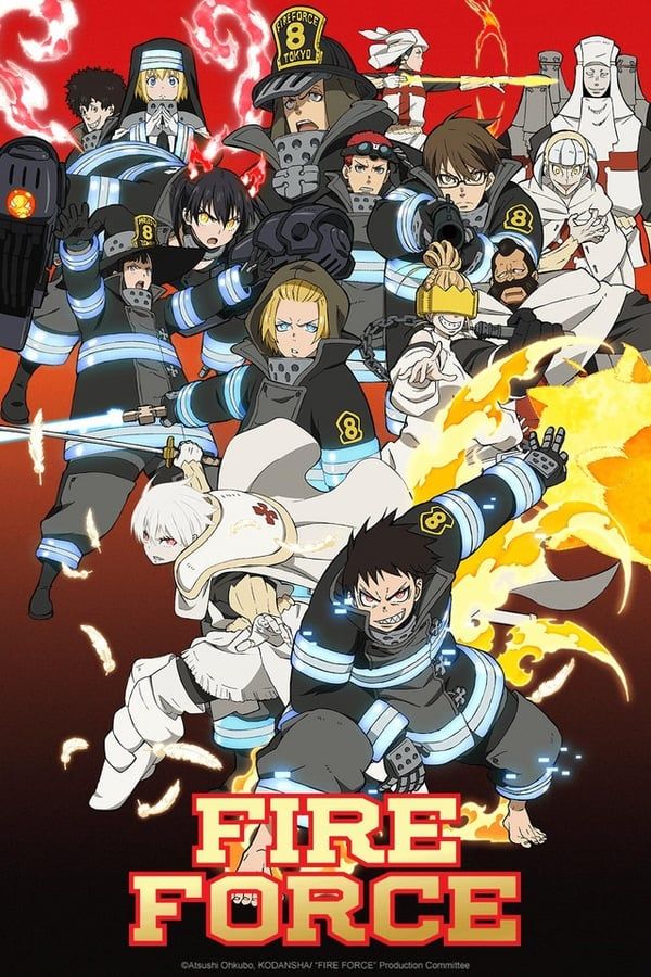 Fire Force (2020) (Season 2 Complete) Hindi Dubbed Series HDRip