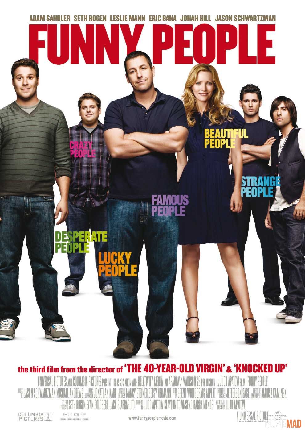 Funny People (2009) Hindi Dubbed ORG HDRip Full Movie 720p 480p