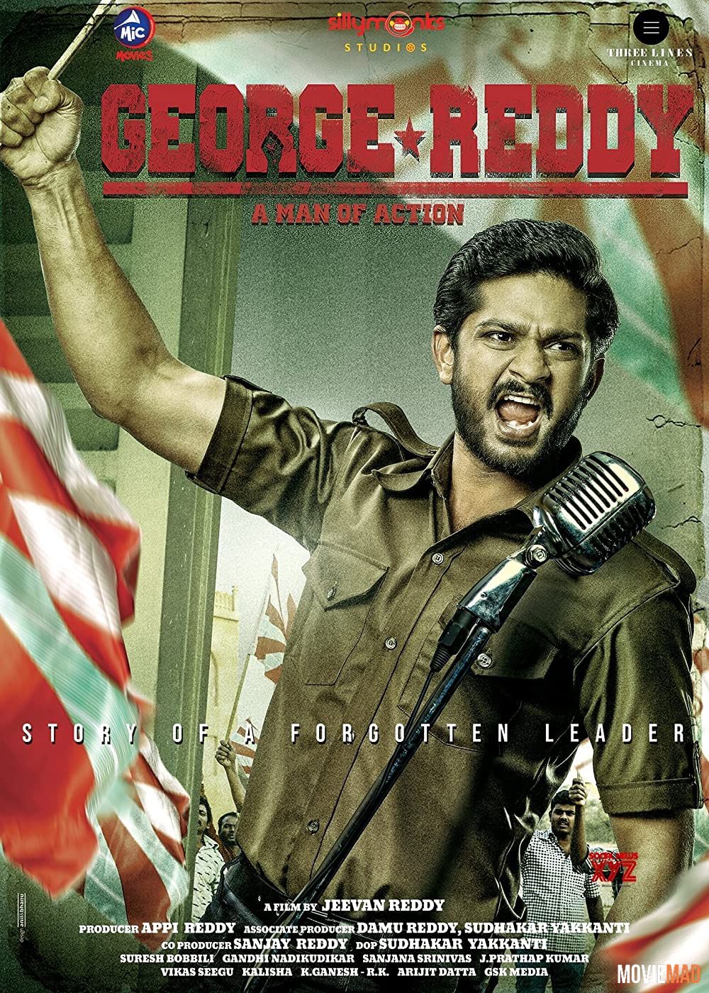 George Reddy 2022 Hindi Dubbed ORG HDRip Full Movie 720p 480p