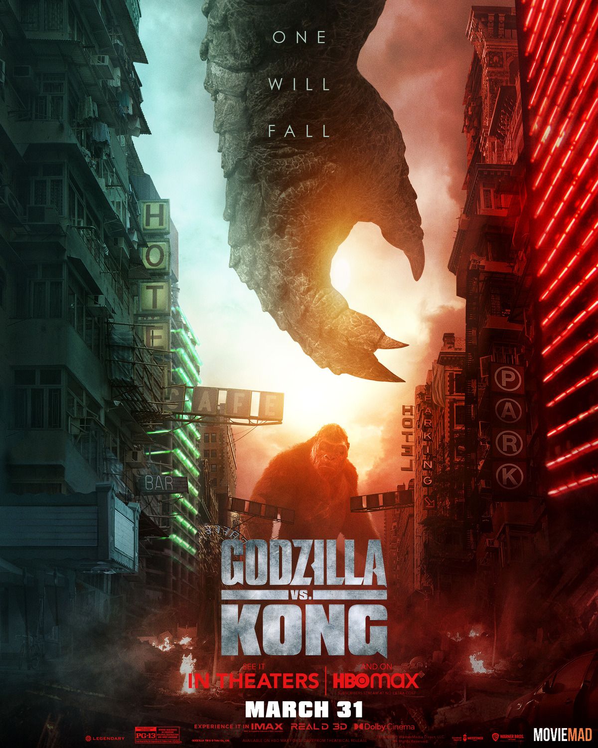 Godzilla vs. Kong 2021 BluRay Hindi Dubbed ORG x264 720p 480p