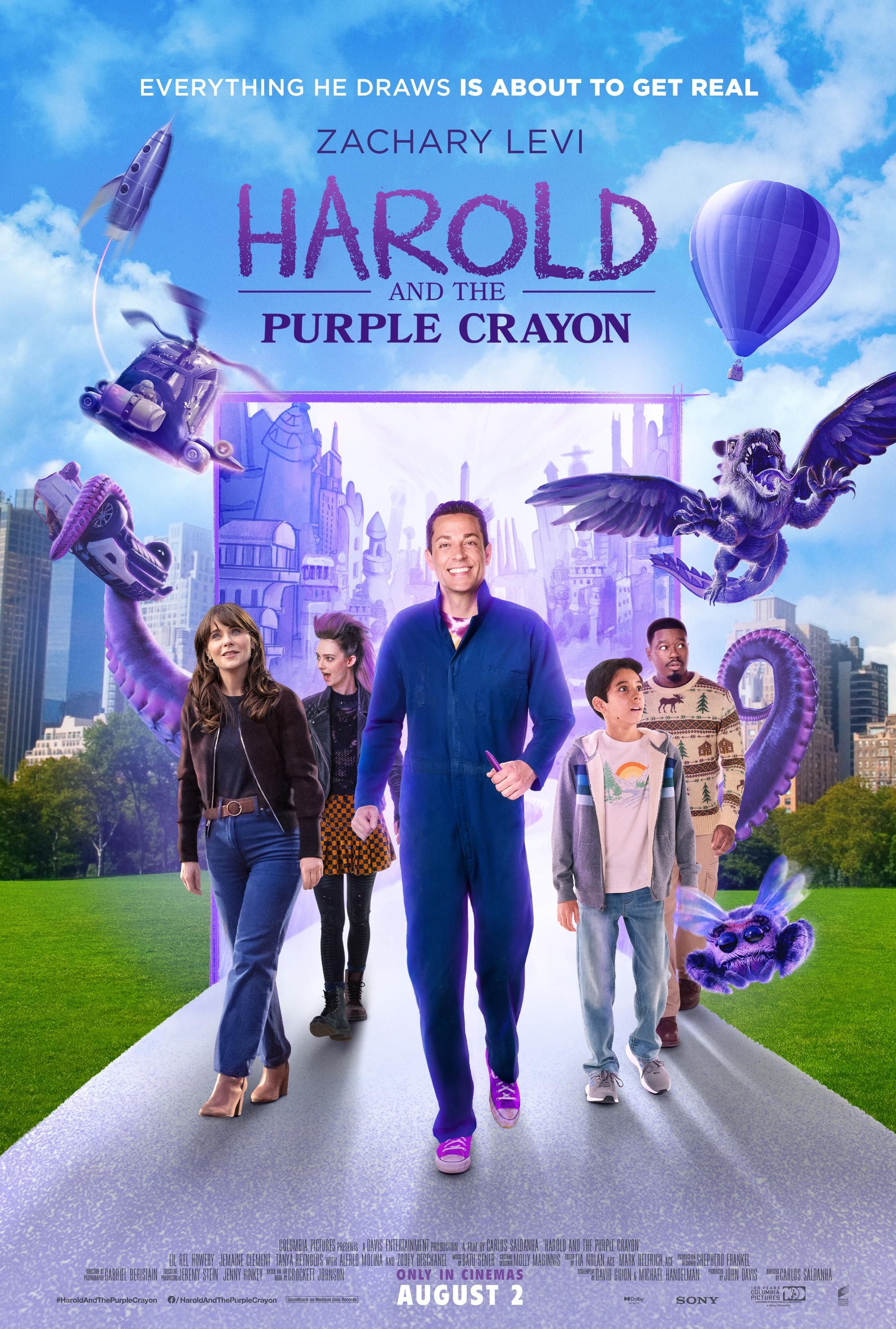 Harold and the Purple Crayon (2024) Hindi Dubbed ORG Full Movie HDRip