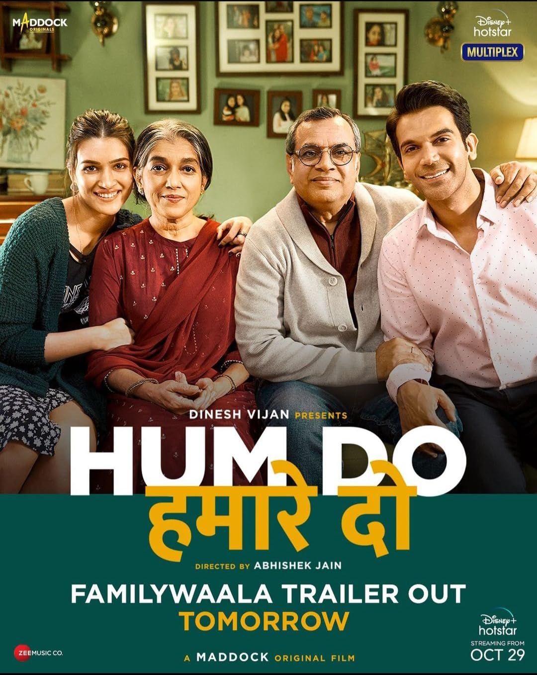 Hum Do Hamare Do (2021) Hindi ORG Full Movie HDRip