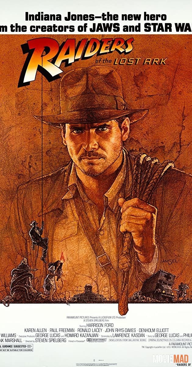 Indiana Jones and the Raiders of the Lost Ark (1981) Hindi Dubbed BluRay Full Movie 720p 480p