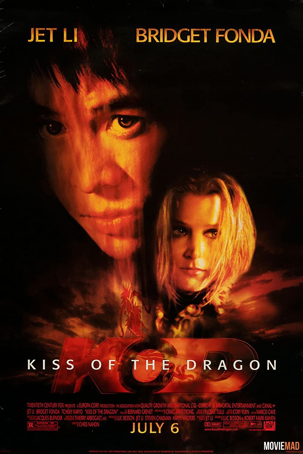 Kiss of the Dragon (2001) Hindi Dubbed ORG BluRay Full Movie 720p 480p