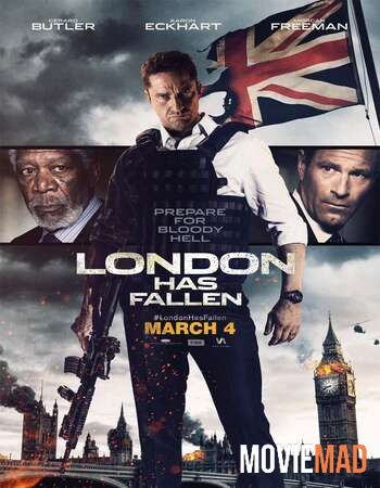 London Has Fallen 2016 Hindi Dubbed BluRay Full Movie 720p 480p