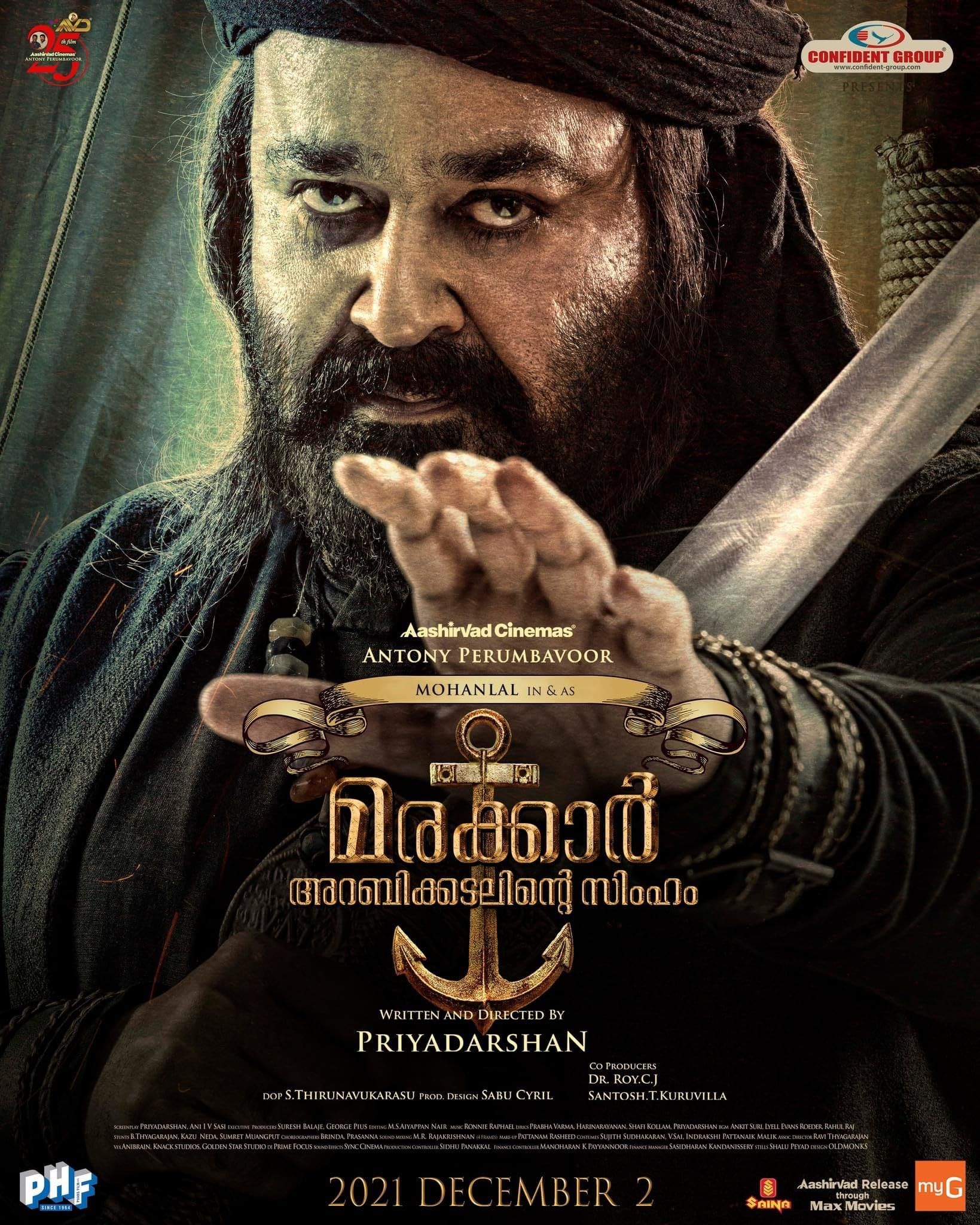 Marakkar: Lion of the Arabian Sea (2021) Hindi Dubbed ORG HDRip Full Movie 720p 480p