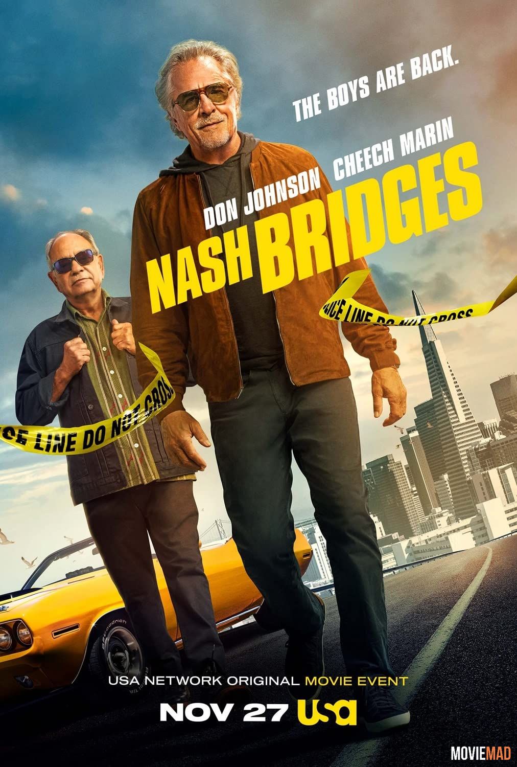 Nash Bridges (2021) Hindi (Voice Over) Dubbed WEBRip Full Movie 720p 480p