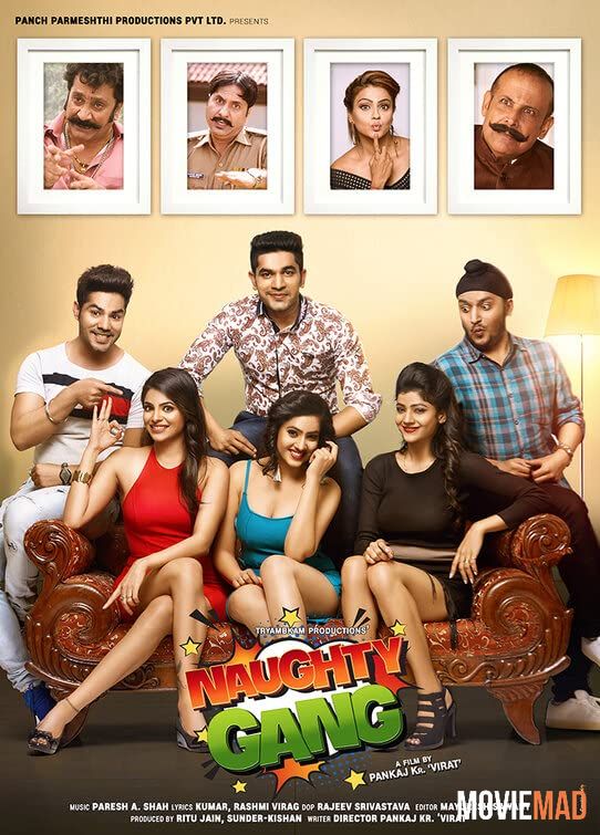 Naughty Gang 2019 Hindi HDRip Full Movie 720p 480p