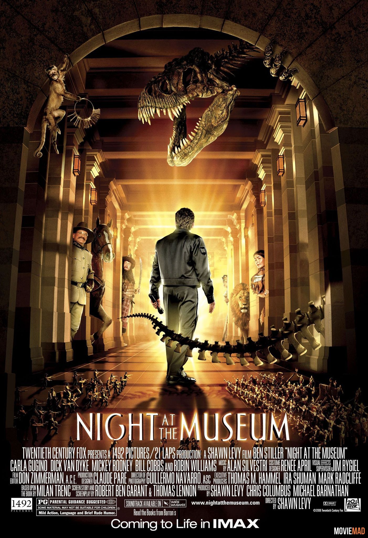 Night at the Museum 2006 Hindi Dubbed BluRay Full Movie 720p 480p