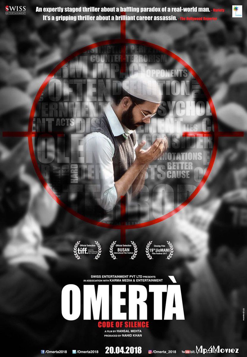 Omerta 2017 Hindi Full Movie 720p 480p