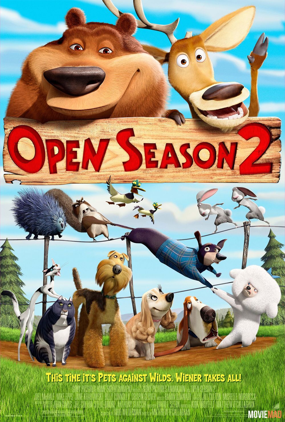 Open Season 2 2008 Hindi Dubbed BluRay Full Movie 720p 480p