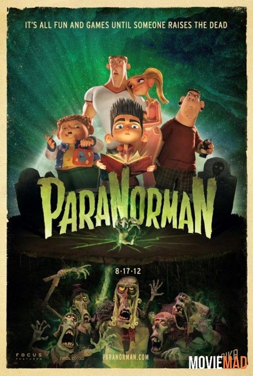 ParaNorman 2012 Hindi Dubbed BluRay Full Movie 720p 480p