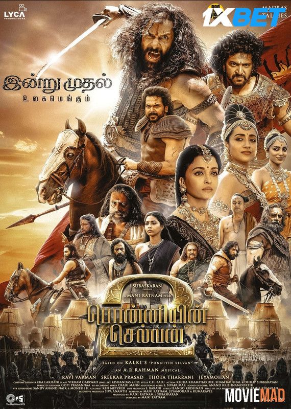 Ponniyin Selvan Part Two (2023) Hindi(Line) Dubbed HDRip Full Movie 720p 480p