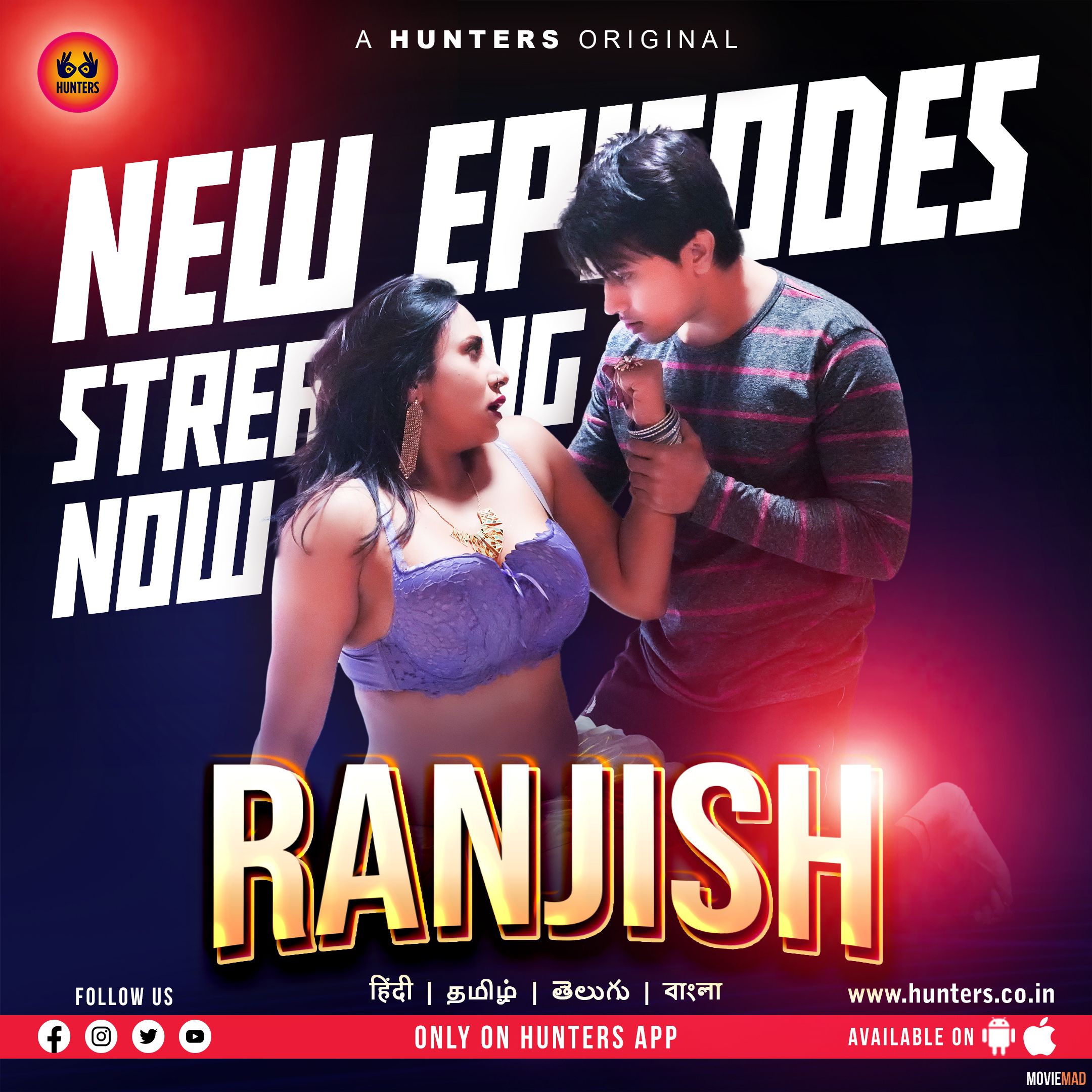 Ranjish S01E05 (2023) Hunters Hindi Web Series HDRip 1080p 720p 480p