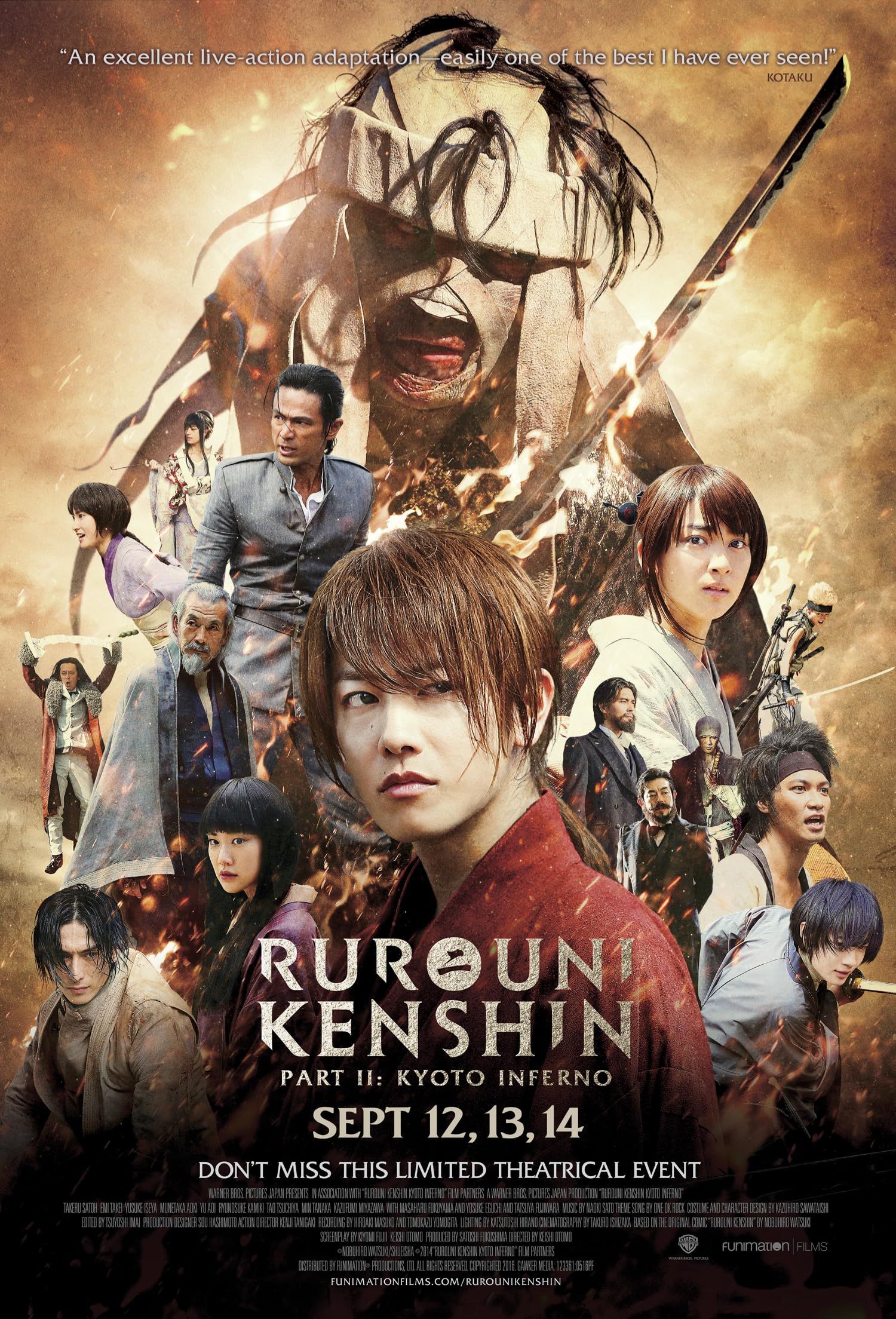 Rurouni Kenshin Part II Kyoto Inferno (2014) Hindi Dubbed ORG Full Movie WEB DL