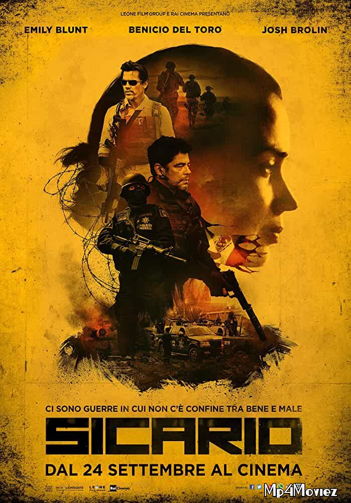 Sicario (2015) Hindi Dubbed BluRay 720p 480p