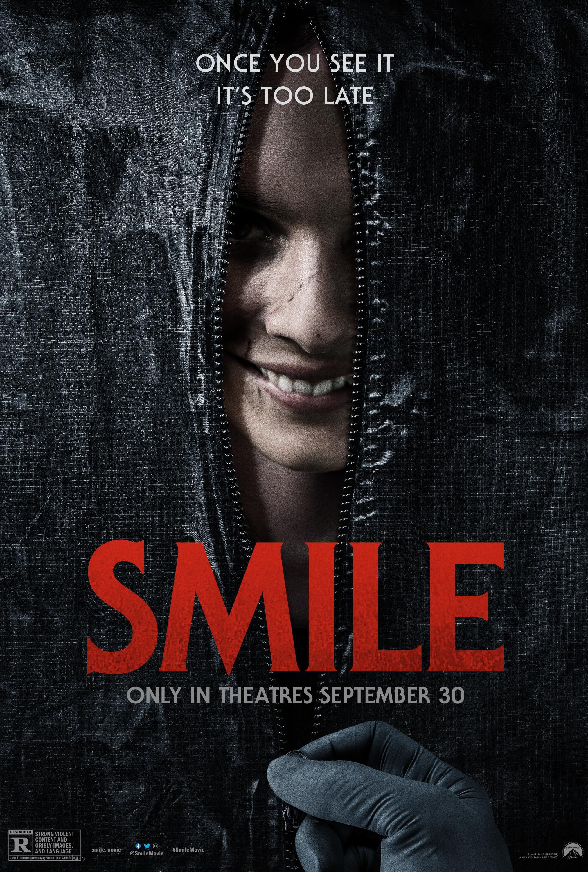 Smile (2022) Hindi Dubbed ORG Full Movie HDRip