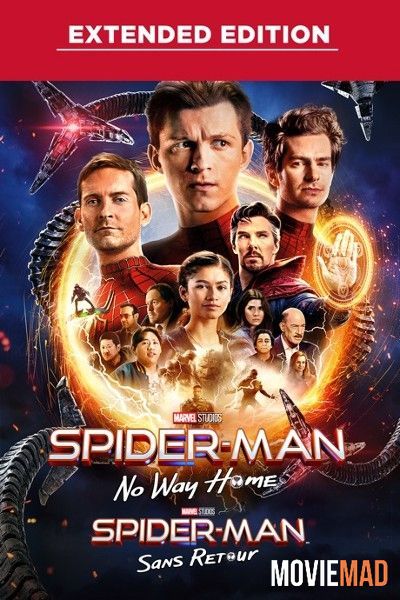 Spider Man No Way Home EXTENDED Version (2021) Hindi Dubbed ORG BluRay Full Movie 1080p 720p 480p