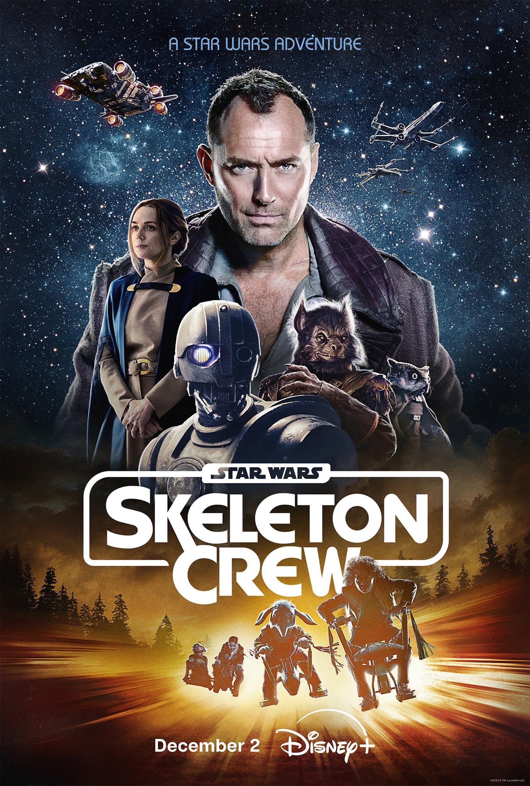 Star Wars Skeleton Crew (Season 1) (Episode 3 ADDED) (2024) Hindi Dubbed DSPN Series HDRip