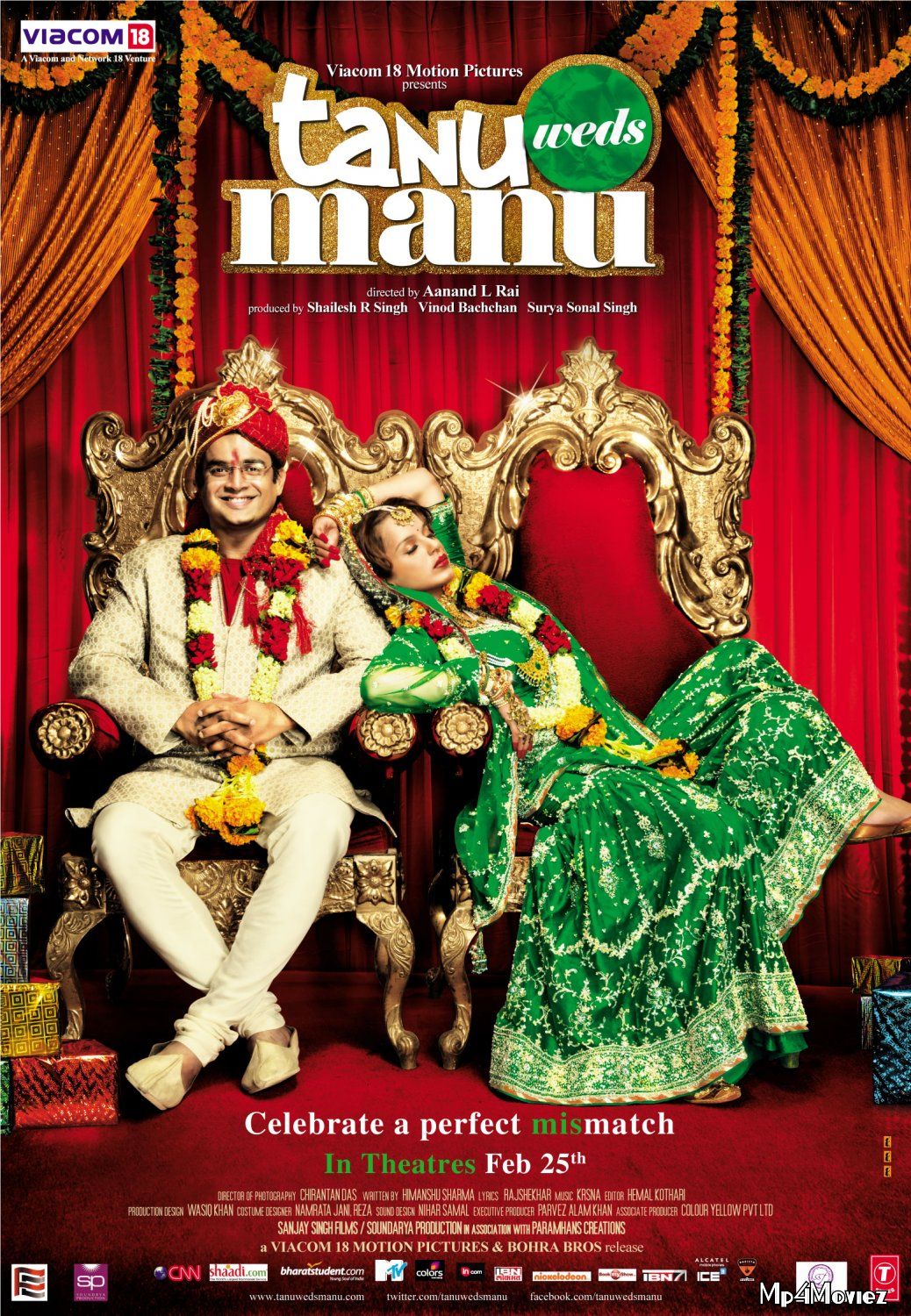 Tanu Weds Manu 2011 Hindi 480p 720p BluRay