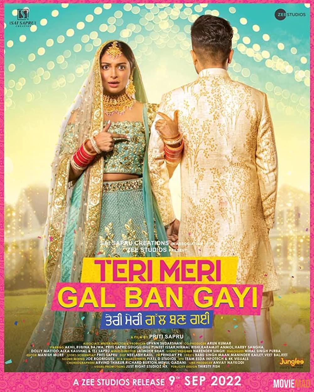 Teri Meri Gal Ban Gayi (2022) Punjabi HDRip Full Movie 720p 480p