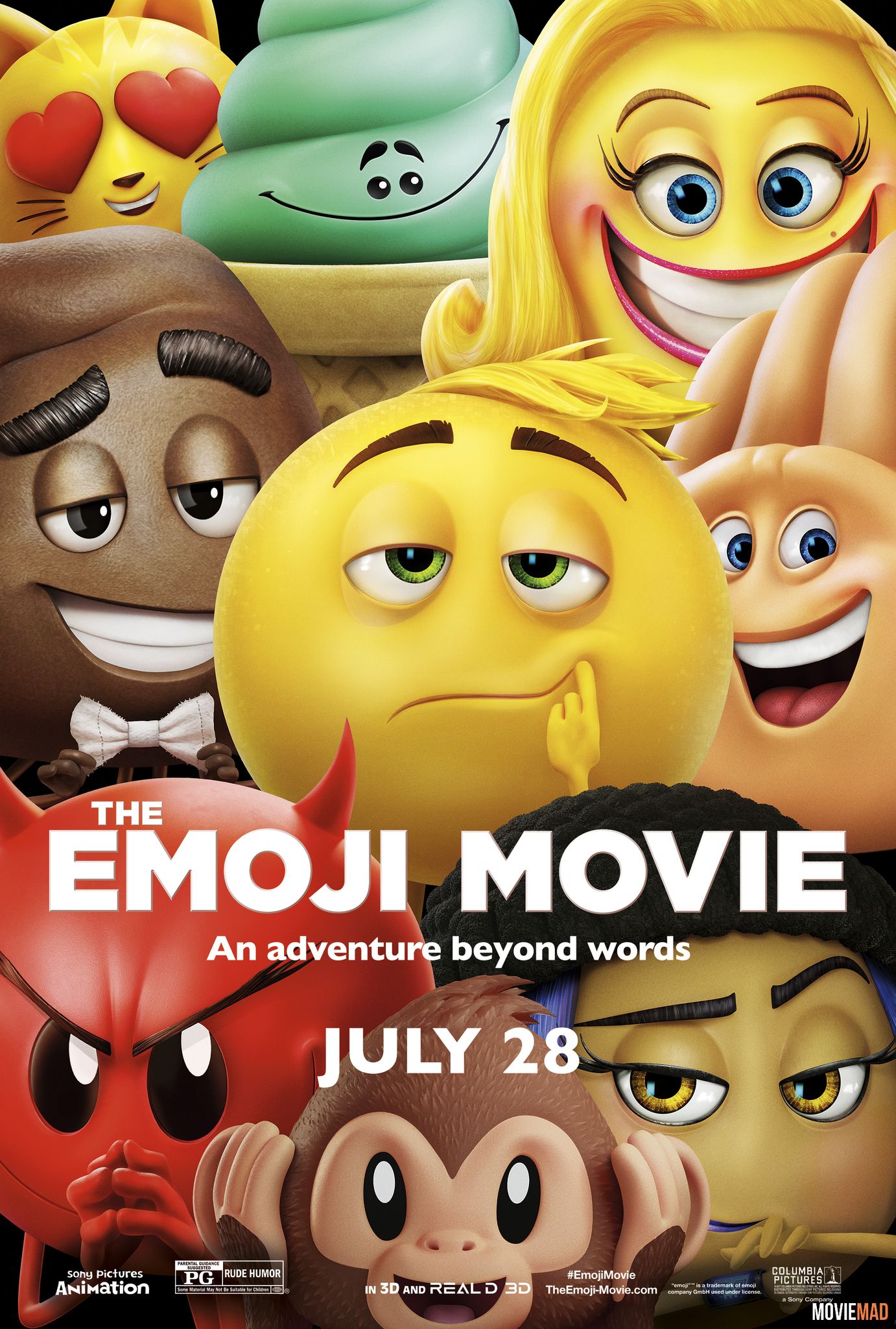 The Emoji Movie (2017) Hindi Dubbed ORG BluRay Full Movie 1080p 720p 480p