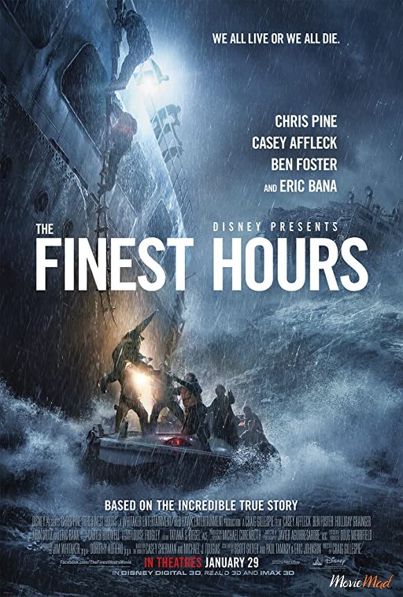 The Finest Hours 2016 Hindi Dubbed 480p 720p Full Movie