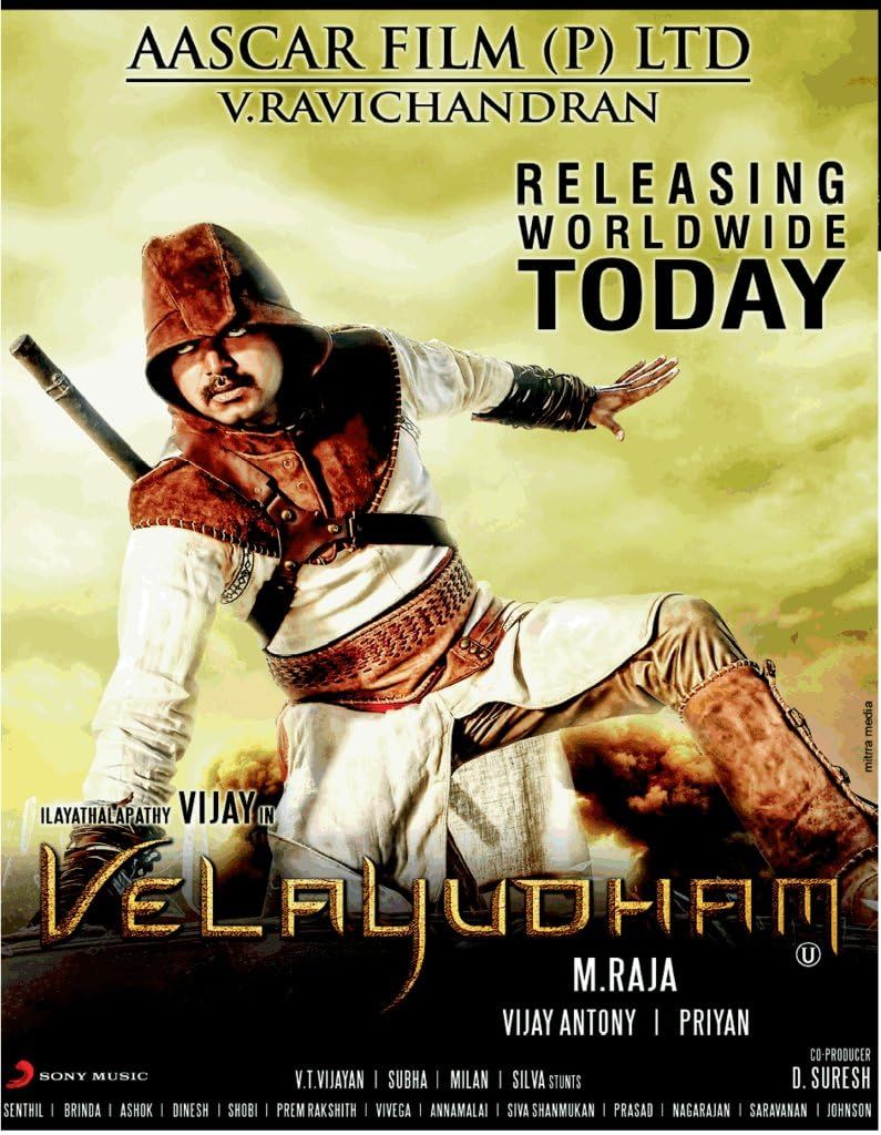 Velayudham (2011) Hindi ORG Dubbed Full Movie BluRay