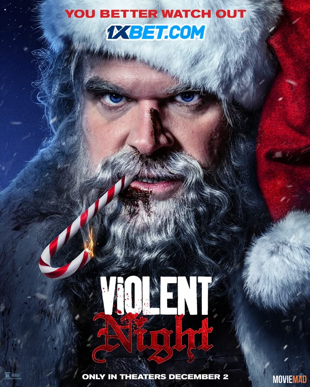 Violent Night (2022) Telugu (Voice Over) Dubbed WEBRip Full Movie 720p 480p