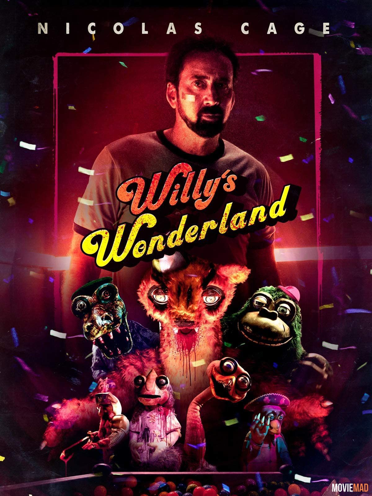 Willys Wonderland (2021) Hindi (Voice Over) Dubbed HDRip Full Movie 720p 480p